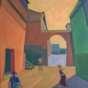 Looking through the arch, Port Vendres France