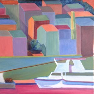 White fishing-boat, Port Vendres France